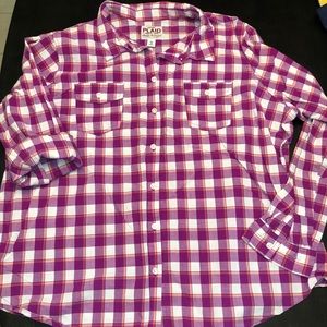 Old Navy Plaid Button Down